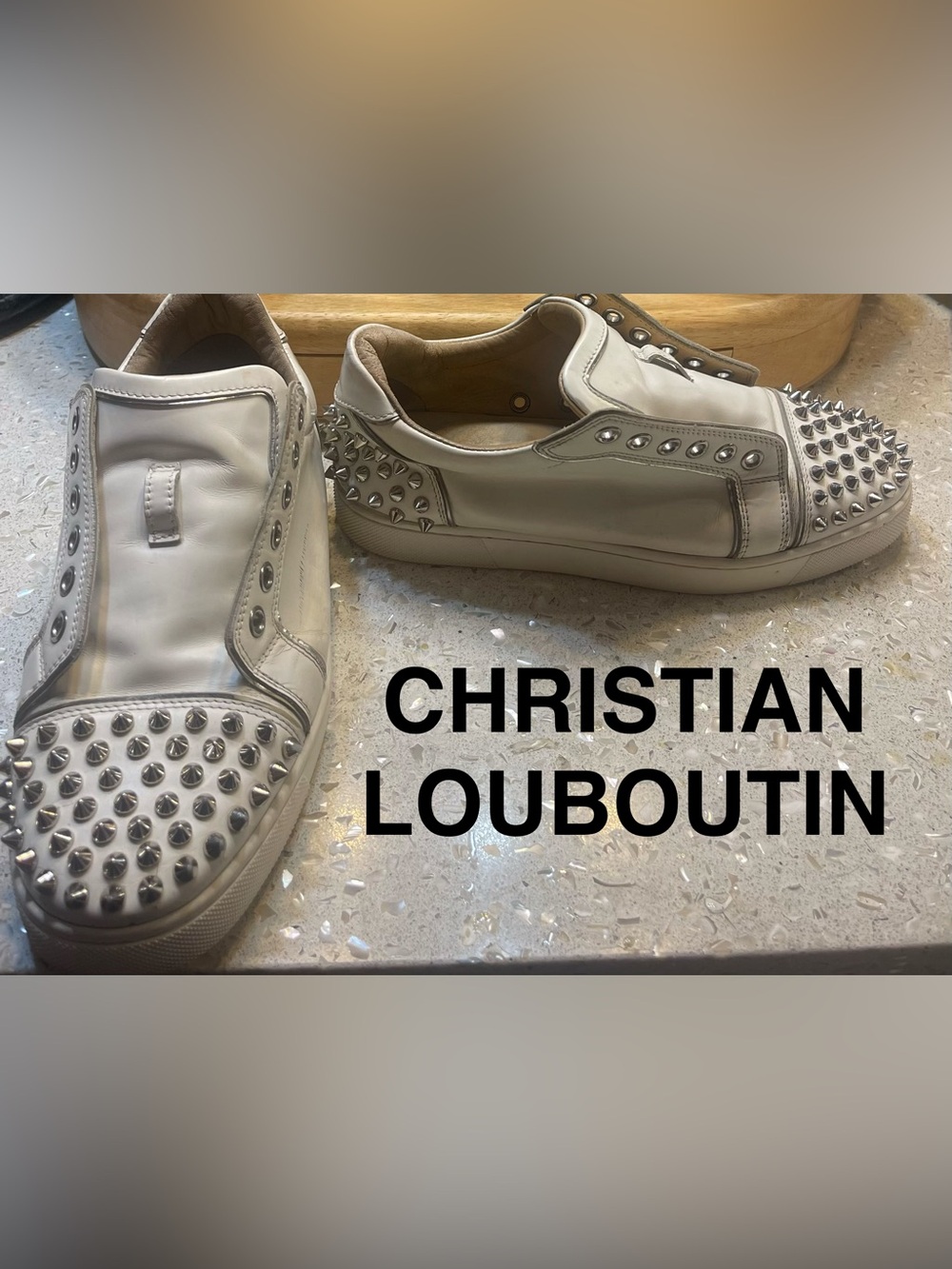 Christian Louboutin Spiked Shoes 36.5